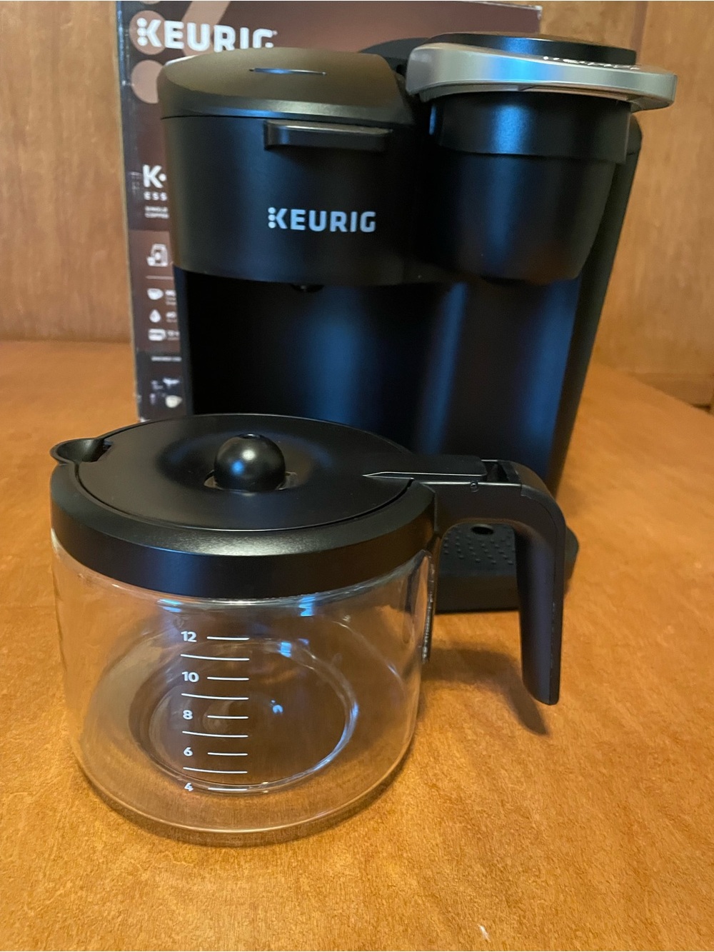 Keurig K Duo Essentials - Black 2-in-1 Single Serve and Carafe Coffee Maker - Picture 5 of 16